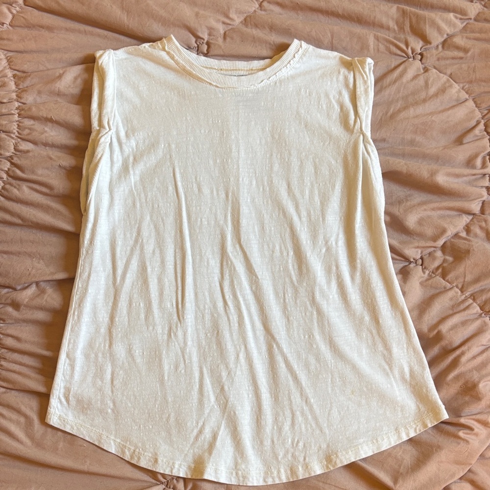 Pilcro by Anthropologie The Vinnie cotton Sleeve Tank - Picture 4 of 7